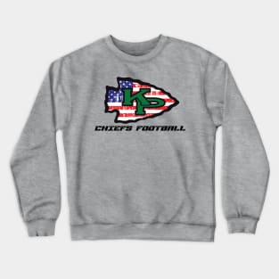 KP Chiefs Football (American Pride Arrowhead) Crewneck Sweatshirt